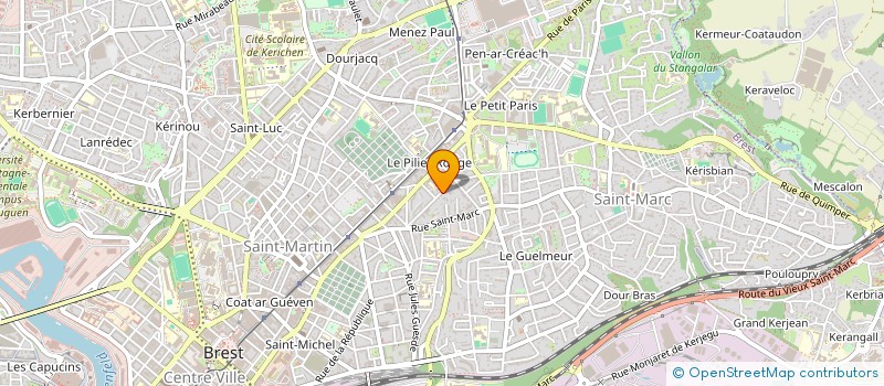 localisation de l'entreprise MONSIEUR ABDELHAK DAF à BREST
