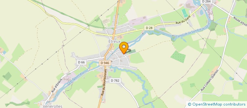 localisation de l'entreprise MONSIEUR ABDELHAK DAHMANI  ETREUX