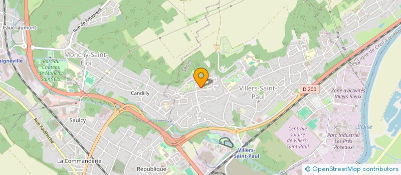 localisation de l'entreprise MONSIEUR ABDELHAK DAOUDI  VILLERS-SAINT-PAUL