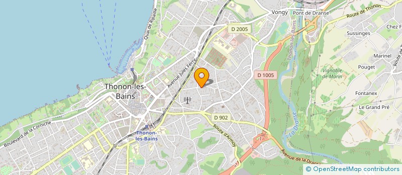 localisation de l'entreprise MONSIEUR ABDELHAK DEIBOUNE à THONON-LES-BAINS