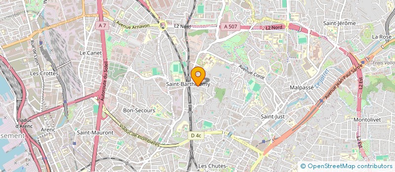 localisation de l'entreprise MONSIEUR ABDELHAK DELAREDJ  MARSEILLE