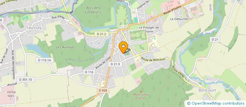localisation de l'entreprise MONSIEUR ABDELHAK DJERMOUNE à SAINT-OUEN-MARCHEFROY