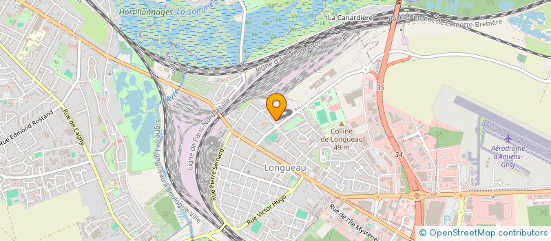 localisation de l'entreprise MONSIEUR ABDELHAK EL AMRANI ZARIFI  LONGUEAU