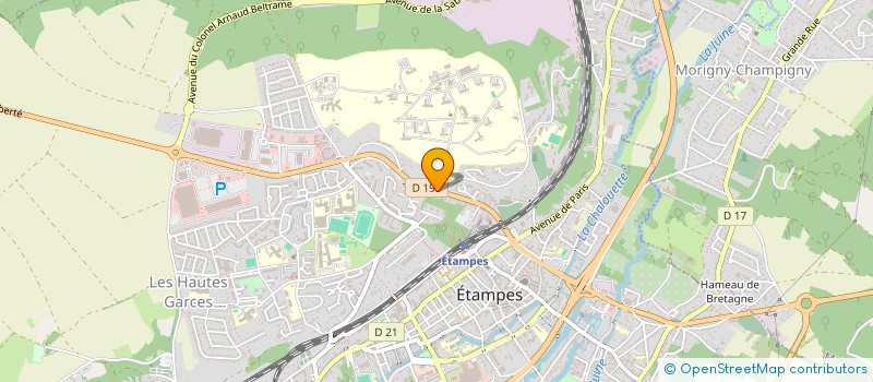 localisation de l'entreprise MONSIEUR ABDELHAK EL JAOUHARI  ETAMPES