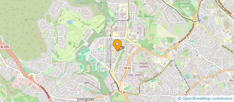 localisation de l'entreprise MONSIEUR ABDELHAK EL MRABTE à MONTPELLIER