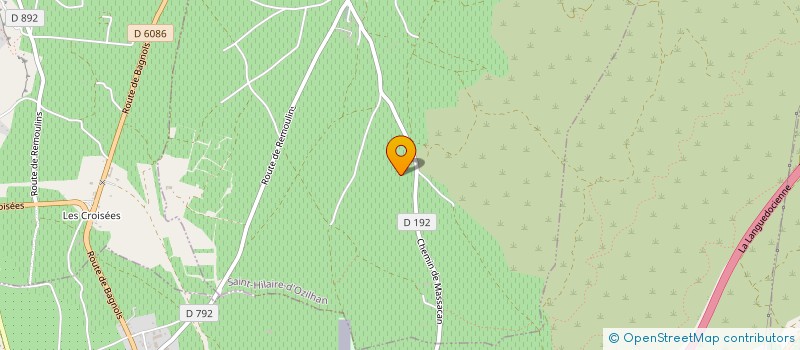 localisation de l'entreprise MONSIEUR ABDELHAK EL YAAGOUBI  CABRIERES