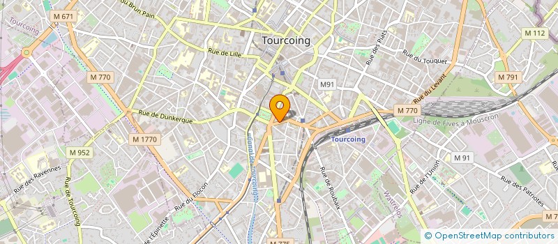 localisation de l'entreprise MONSIEUR ABDELHAK FERRAH  TOURCOING