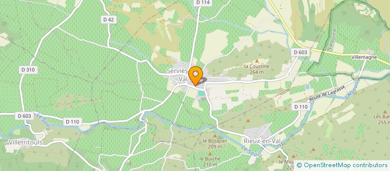 localisation de l'entreprise MONSIEUR ABDELHAK FRIYED  SERVIES-EN-VAL