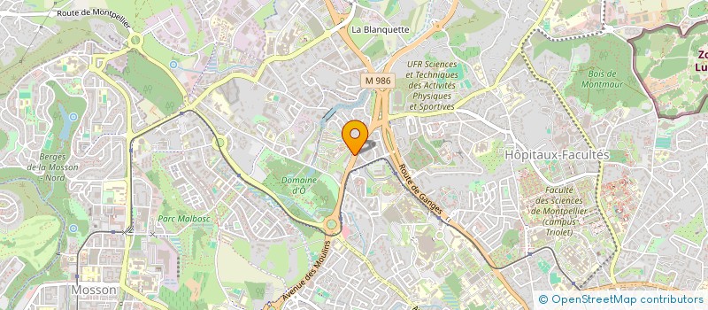 localisation de l'entreprise MONSIEUR ABDELHAK GHANEM à MONTPELLIER