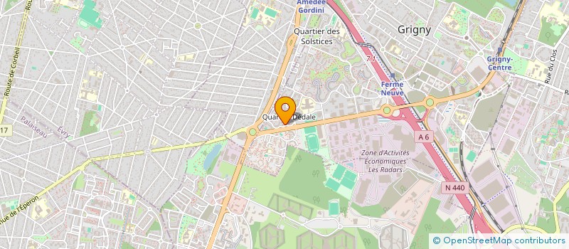 localisation de l'entreprise MONSIEUR ABDELHAK GUERRA  GRIGNY