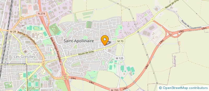localisation de l'entreprise MONSIEUR ABDELHAK HIBAOUI à SAINT-APOLLINAIRE