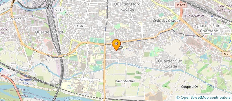 localisation de l'entreprise MONSIEUR ABDELHAK HOUCHMINE à AVIGNON