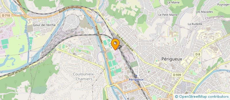 localisation de l'entreprise MONSIEUR ABDELHAK IBARI  PERIGUEUX