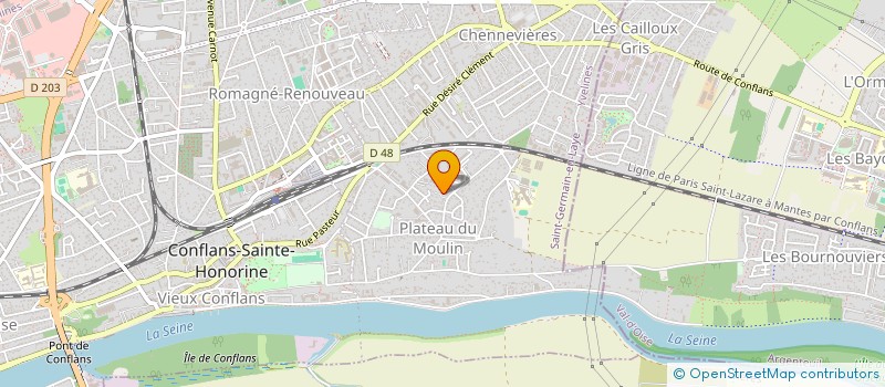 localisation de l'entreprise MONSIEUR ABDELHAK ISSAFFANE  CONFLANS-SAINTE-HONORINE