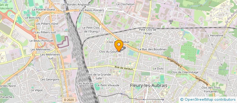 localisation de l'entreprise MONSIEUR ABDELHAK JAAFAR à FLEURY-LES-AUBRAIS