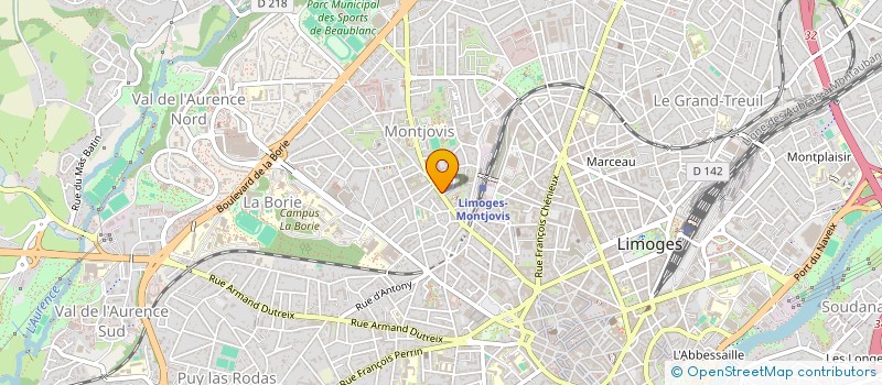 localisation de l'entreprise MONSIEUR ABDELHAK KADI à LIMOGES
