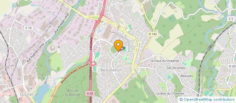 localisation de l'entreprise MONSIEUR ABDELHAK KADRI à LIMOGES