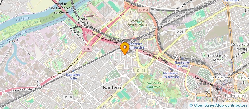 localisation de l'entreprise MONSIEUR ABDELHAK KAHIA AOUL  NANTERRE