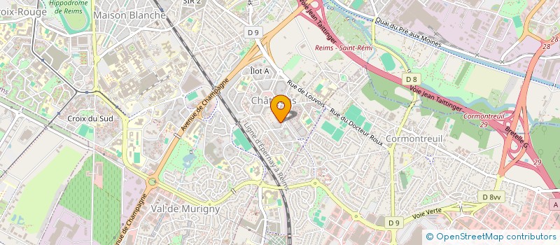 localisation de l'entreprise MONSIEUR ABDELHAK KAMLA  REIMS