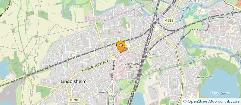 localisation de l'entreprise MONSIEUR ABDELHAK KERKOUB à STRASBOURG