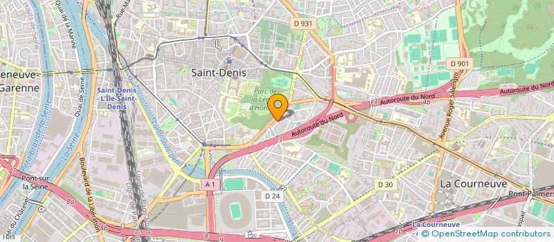 localisation de l'entreprise MONSIEUR ABDELHAK KHELOUFI  SAINT-DENIS
