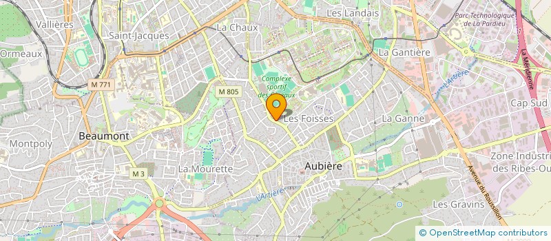 localisation de l'entreprise MONSIEUR ABDELHAK KTATI  AUBIERE