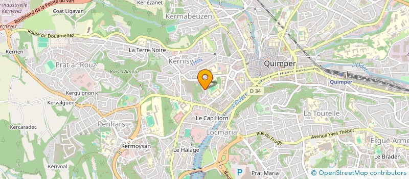 localisation de l'entreprise MONSIEUR ABDELHAK LASSAR à QUIMPER