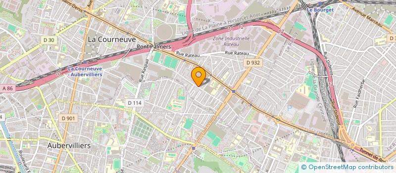 localisation de l'entreprise MONSIEUR ABDELHAK LATRECHE à LA COURNEUVE