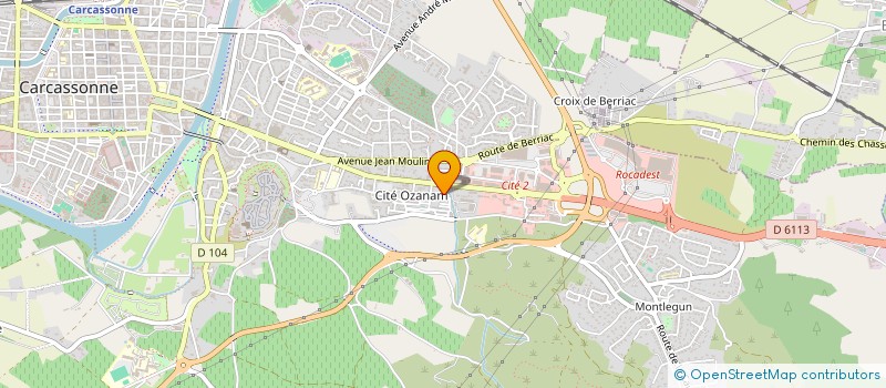 localisation de l'entreprise MONSIEUR ABDELHAK MADANI à CARCASSONNE