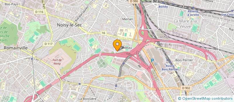 localisation de l'entreprise MONSIEUR ABDELHAK MAHJOUBI à NOISY-LE-SEC