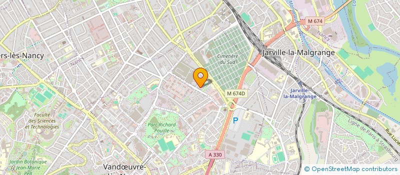 localisation de l'entreprise MONSIEUR ABDELHAK MERAKCHI  VANDUVRE-LES-NANCY