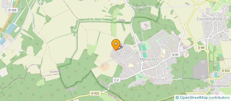 localisation de l'entreprise MONSIEUR ABDELHAK MESTARI  MENUCOURT