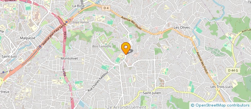localisation de l'entreprise MONSIEUR ABDELHAK MOLINARI à MARSEILLE