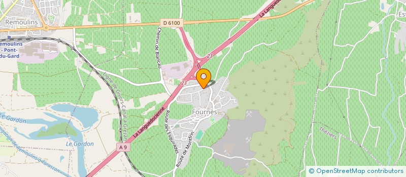 localisation de l'entreprise MONSIEUR ABDELHAK MRHIZOU  POUZILHAC