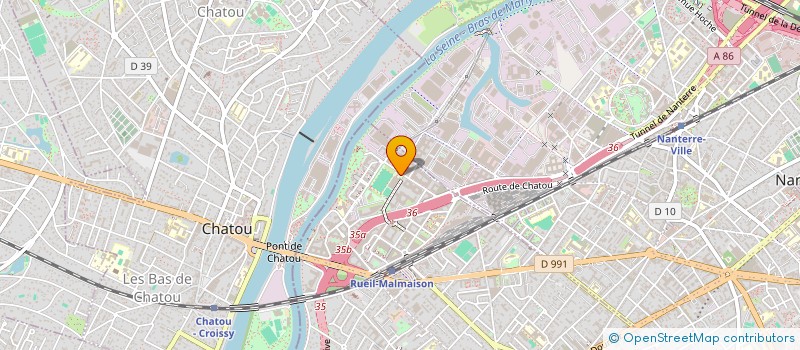 localisation de l'entreprise MONSIEUR ABDELHAK OUAHARRA à RUEIL-MALMAISON