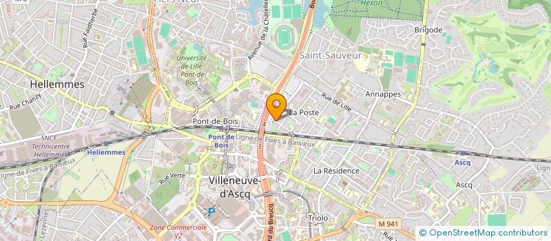 localisation de l'entreprise MONSIEUR ABDELHAK RAHMAOUI à VILLENEUVE-D'ASCQ