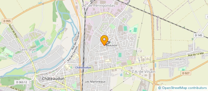 localisation de l'entreprise MONSIEUR ABDELHAK REBBAH à CHATEAUDUN