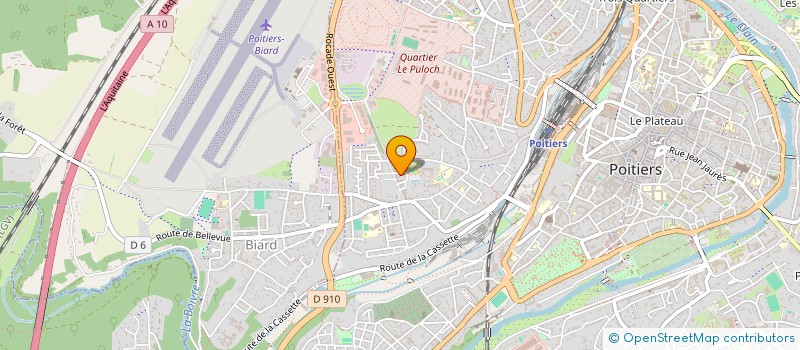 localisation de l'entreprise MONSIEUR ABDELHAK SAGHI  POITIERS