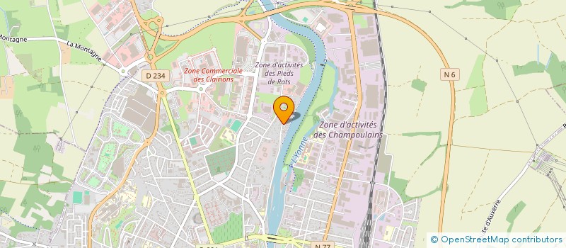 localisation de l'entreprise MONSIEUR ABDELHAK SALAH à AUXERRE