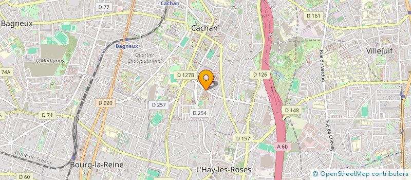 localisation de l'entreprise MONSIEUR ABDELHAK SEGHIER  CACHAN