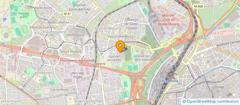 localisation de l'entreprise MONSIEUR ABDELHAK SELLAI  STRASBOURG