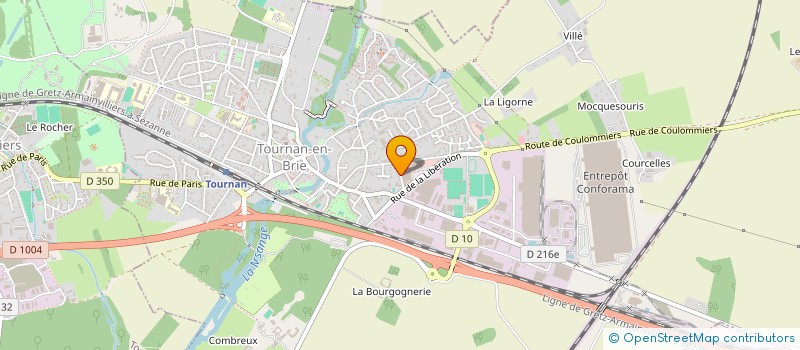 localisation de l'entreprise MONSIEUR ABDELHAK SERSAR  TOURNAN-EN-BRIE