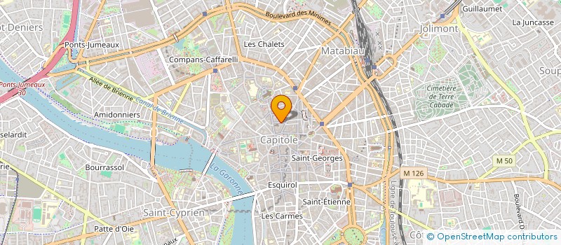 localisation de l'entreprise MONSIEUR ABDELHAK TOUMI  TOULOUSE
