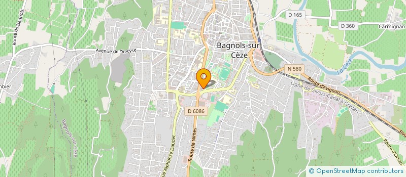 localisation de l'entreprise MONSIEUR ABDELHAK TRIKI  BAGNOLS-SUR-CEZE