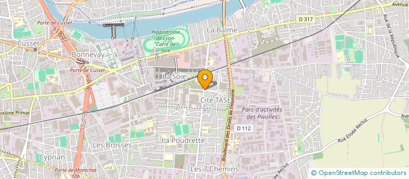 localisation de l'entreprise MONSIEUR ABDELHAKIM ABELY  VAULX-EN-VELIN