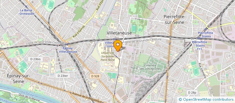 localisation de l'entreprise MONSIEUR ABDELHAKIM AIT OUHMAD à VILLETANEUSE