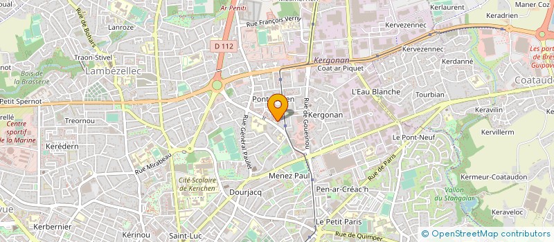 localisation de l'entreprise MONSIEUR ABDELHAKIM ALLAG à BREST