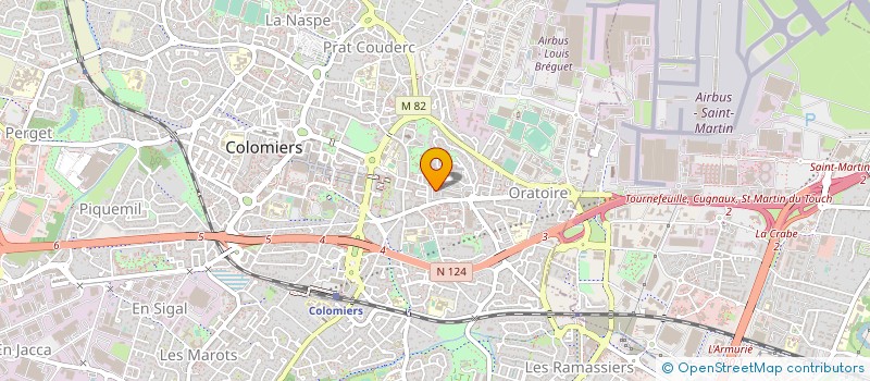 localisation de l'entreprise MONSIEUR ABDELHAKIM ASLOUNE à COLOMIERS
