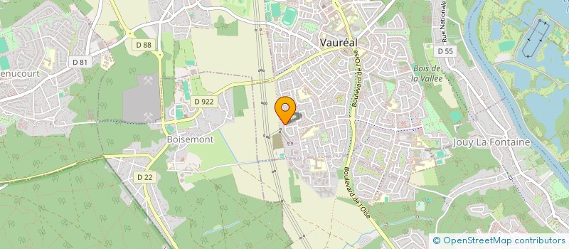 localisation de l'entreprise MONSIEUR ABDELHAKIM BAKIR  VAUREAL