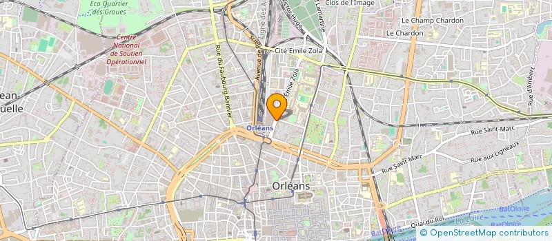 localisation de l'entreprise MONSIEUR ABDELHAKIM BAKOUR à ORLEANS
